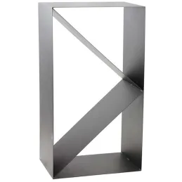 Porte-bûches design en acier
