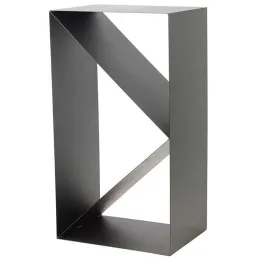 Porte-bûches design en acier