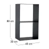Porte-bûches design en acier