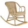 Rocking chair pour enfant en rotin Chloé