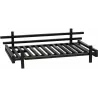 Grille de cheminée en acier 52 cm