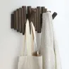 Porte manteau en bois 5 crochets Hook
