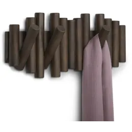 Porte manteau en bois 5 crochets Hook
