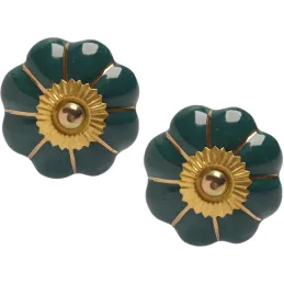 Boutons de porte classique pour meubles fleur (Lot de 2)