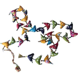 Embrase pour rideaux en tissu triangles colorés