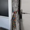 Embrase pour rideaux en tissu triangles colorés