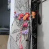 Embrase pour rideaux en tissu coloré éléphants