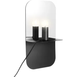 Applique murale avec miroir intégré Plate