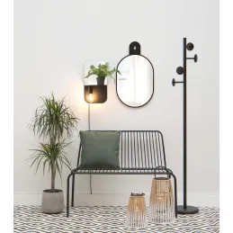 Applique murale avec miroir intégré Plate