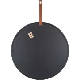 Tableau rond mémo en fer Perky