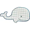 Tapis en coton forme de baleine 120 cm