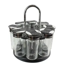 Carrousel à épices pots en verre