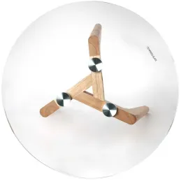 Tables gigognes en verre trempé (Lot de 2)