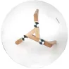 Tables gigognes en verre trempé (Lot de 2)