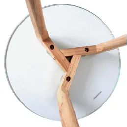 Tables gigognes en verre trempé (Lot de 2)
