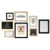 Cadres photos en bois La vie en famille (Lot de 8)