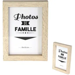 Cadres photos en bois La vie en famille (Lot de 8)
