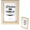 Cadres photos en bois La vie en famille (Lot de 8)