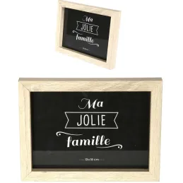 Cadres photos en bois La vie en famille (Lot de 8)
