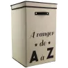 Panier à linge pliable en tissu 70L Famille