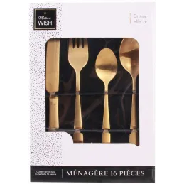 Ménagère inox 16 pièces Table chic