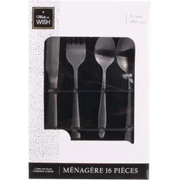 Ménagère inox 16 pièces Table chic