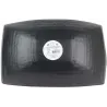 Plateau incurvé noir mat et doré