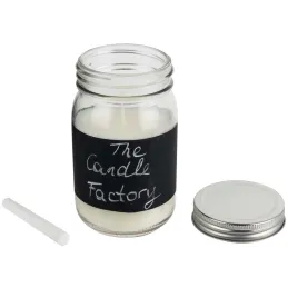 Bougie ardoise à personnaliser senteur vanille