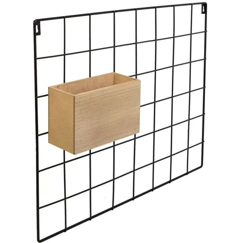 Porte mémo filaire avec bac de rangement intégré