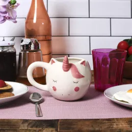 Mug licorne avec corne 40 cl