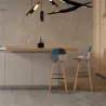 Tabouret de bar scandinave patchwork