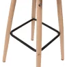 Tabouret de bar scandinave patchwork
