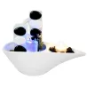 Fontaine d'intérieur Piro avec éclairage LED multicolore