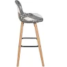 Tabouret de bar scandinave Patchwork