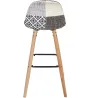 Tabouret de bar scandinave Patchwork