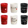Coffret 6 bougies mots d'amour