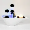 Fontaine d'intérieur Piro avec éclairage LED multicolore