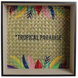 Etagères en bois Tropical Paradise Exotique (Lot de 2)