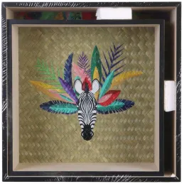 Etagères en bois Tropical Paradise Exotique (Lot de 2)