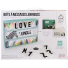 Boite lumineuse à message Exotique