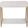 Console scandinave en bois avec tiroir Ida