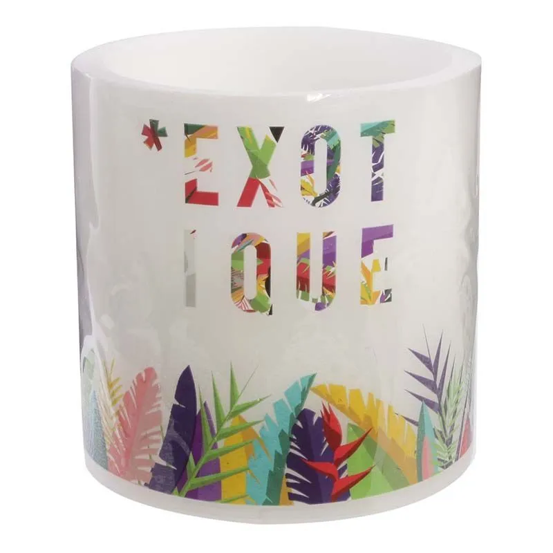 Bougie LED Exotique 15 cm