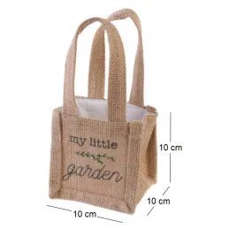 Sac à plantation en jute plastifiée My Little Market