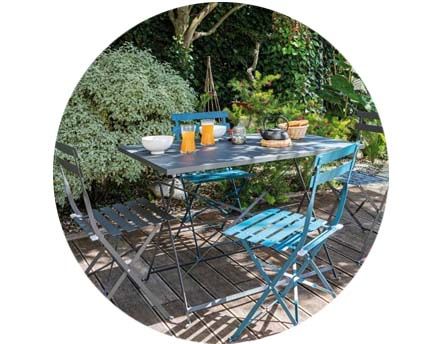 Table de jardin sur Jardindeco