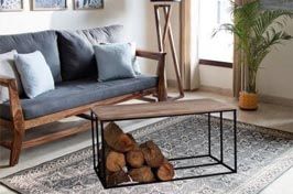 Range bûches intérieur : stockez votre bois avec style !