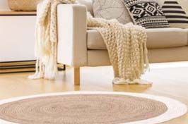 5 idées déco avec le tapis de salon en jute !