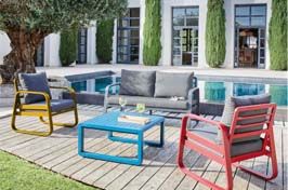 Fauteuils salon de jardin