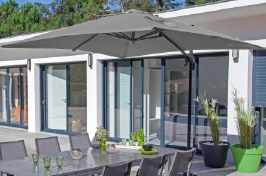 Parasol rectangulaire pour terrasse et jardin