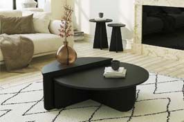 Table basse noire