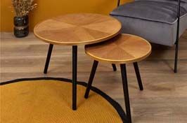 Table basse ronde